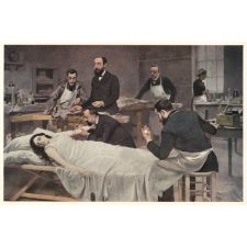 La transfusion du sang de chèvre par le docteur S.Bernheim ( faculté de médecine de Paris). 