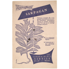 Buvard publicitaire. Sarpagan.