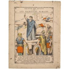 Les Sacrifices humains - La Gaule et les Gaulois-La Gaule romaine - Religion des Gaulois.