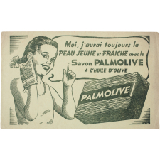 Buvard publicitaire. Savon Palmolive.
