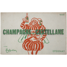 Buvard publicitaire. Champagne de Castellane.