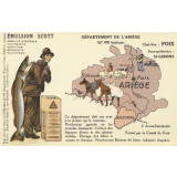 Émulsion Scott - Débilité générale, croissance, dentition, bronchite, rachitisme - Département de l'Ariège - 167.498 habitants - Chef-lieu : Foix - Sous-préfecture : St-Girons.
