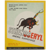 Buvard publicitaire. Sthenoseryl. Anémie, surmenage.
