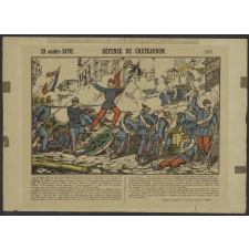 Défense de Châteaudun le 18 octobre 1870.