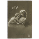 Fillette et sa mère. 