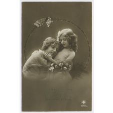 Fillette et sa mère.