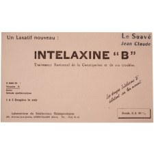 Buvard publicitaire. Intelaxine B.
