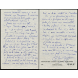 Lettre à Claude Cuénot. 