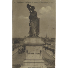 63 - Orléans - La Statue de Jeanne d'Arc aux Tourelles.
