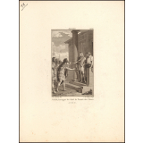 Illiade. Achille harangue les chefs de l'armée des Grecs. Ch.t IXe.