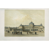 École militaire. Façade sur la Place de Fontenoy.