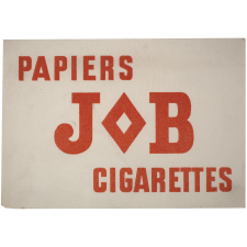 Buvard publicitaire. Papiers cigarettes Job.