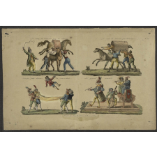Quatre numéros de cirque. 