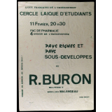 11 février - Fac de pharmacie - Pays riches et pays sous-développés avec R. Buron.
