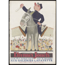 Aux Galeries Lafayette. Étrennes, jouets.