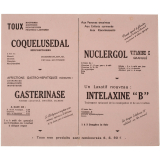 Buvard publicitaire. Laboratoires des Réalisations Thérapeutiques.