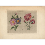 Modèle de broderie. Bouquets.