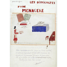 Les Difficultés d'une ménagère.