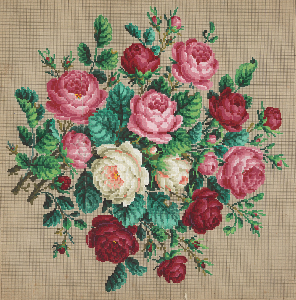 Modèle de broderie.