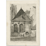 Ecole St Thomas, située en face la rue de Cluny, elle servait de salle d'étude.