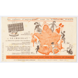 Buvard publicitaire. Les enfants d'aujourd'hui sont la France de demain. Chocolat.