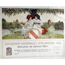 Exposition Nationale à Strasbourg 1919. Diplôme de Grand Prix.