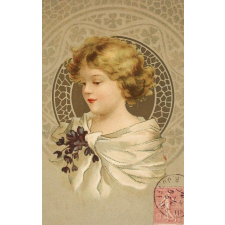 Portrait de fillette. 