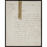 Lettre. 