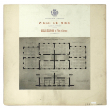 Ecole Ségurane de Filles et Garçons, Ville de Nice, Plan du premier et du deuxième étage.