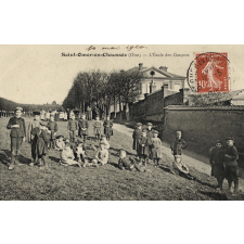 Saint-Omer-en-Chaussée (Oise) - L'Ecole des Garçons.