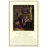 La Maîtresse d'école. De la Galerie du Palais d'Orléans. École hollandoise.