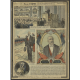 Félix Faure, Président de la République française élu par l'Assemblée Nationale le 17 janvier 1895 par 438 voix contre 361 à M. Brisson, Président de la Chambre des Députés.