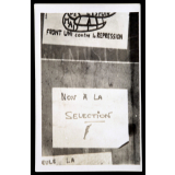 Affiches et graffitis apposés sur les murs de Paris pendant les évènements de mai 1968. 