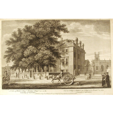 Veuë du College de Baliot, du college de la Trinité &cc dans l'Université d'Oxford. A vien of Baliot College, Trinity College, &cc. in the Universitu of Oxford.