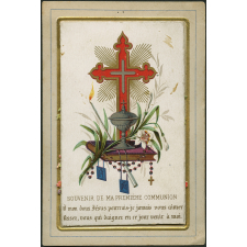 Image religieuse. Souvenir de ma première communion.