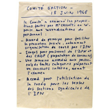 Comité d'Action de l'I.P.N. - 18 juin 1968.
