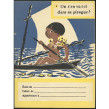 Où s'en va-t-il dans sa pirogue?