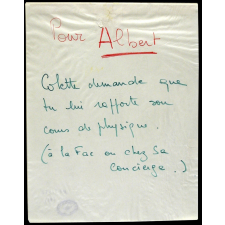 Pour Albert.