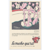 Buvard publicitaire. La vache qui rit. Equilibristes. 