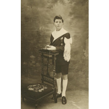 Souvenir de la Première Communion de Jean le Bohec le 10 Mai 1931- Bagnoles-de-l'Orne.