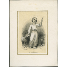 Image religieuse. Le bon Pasteur.