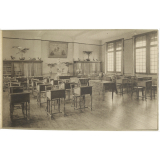 Etablissement des Fidèles Compagnes de Jésus - 93-95-97, Avenue Montjoie - Uccle - Cartes vues détachables - Salle d'étude des grandes élèves.