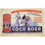 Buvard publicitaire. Coco Boer à base de réglisse.