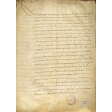 Modèle d'écriture. Déclaration d'hypothèque. 