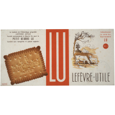 Buvard publicitaire. Petit Beurre LU. Lefèvre-Utile.