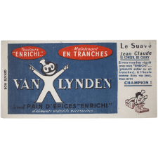 Buvard publicitaire. Van Lynden, pain d'épices enrichi.