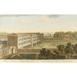 Veüe de la Bibliotèque du Collège de la Trinité a Dublen. A Prospect of the Library of Trinity College Dublin.