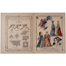 Costumes féminins du XVIe siècle (Renaissance) - Le costume et la parure à travers les âges n°6.