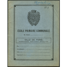 Cahier journalier.
