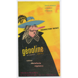 Buvard publicitaire. Génoline vitaminée soufrée. Cyrano. 